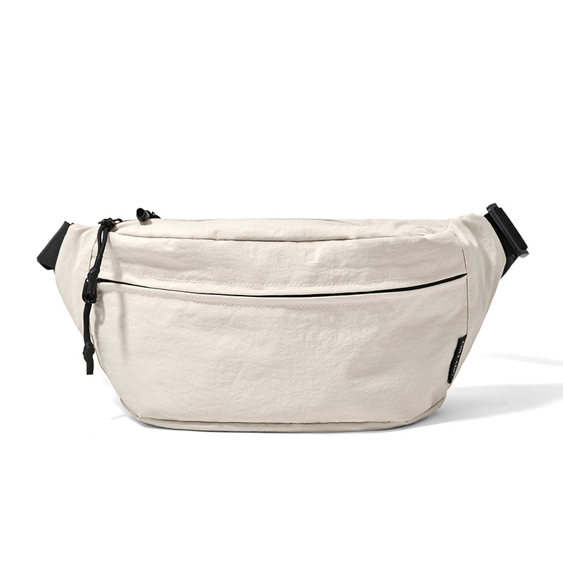 Crossbody torba – ulični stil, najlon, lagana, zatvarač, unutarnji džep s patchom, poliester podstava, ljeto 2025