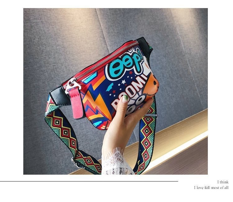 Crossbody torba, urbani stil, PU materijal, zatvarač, print slovima, poliester podstava (urbani stil, PU materijal, zatvarač, print slovima, poliester podstava)