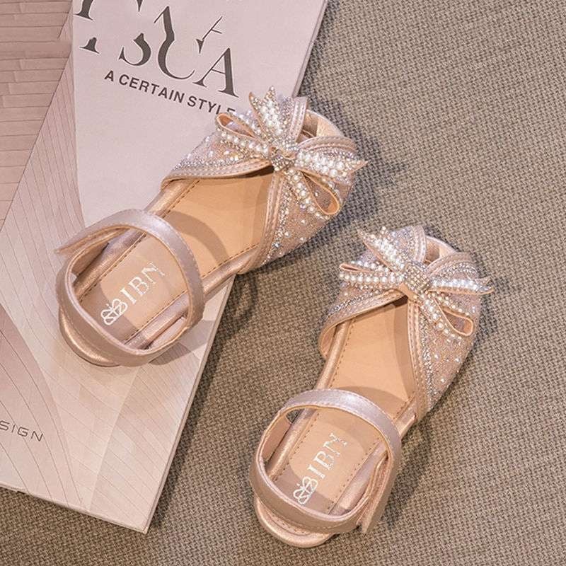 Dječje sandale u stilu princeze, PU gornji dio, potplat od sintetičke gume, uzrast 4–6 godina, Birkenstock stil, proljeće 2023