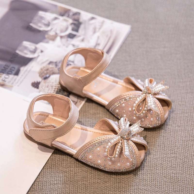 Dječje sandale u stilu princeze, PU gornji dio, potplat od sintetičke gume, uzrast 4–6 godina, Birkenstock stil, proljeće 2023