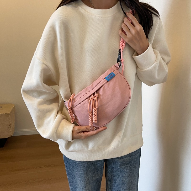 Ženska crossbody torba od Oxford platna, urbani stil jednostavnosti, zatvarač, podstava od poliestera, marka Wanke Shang