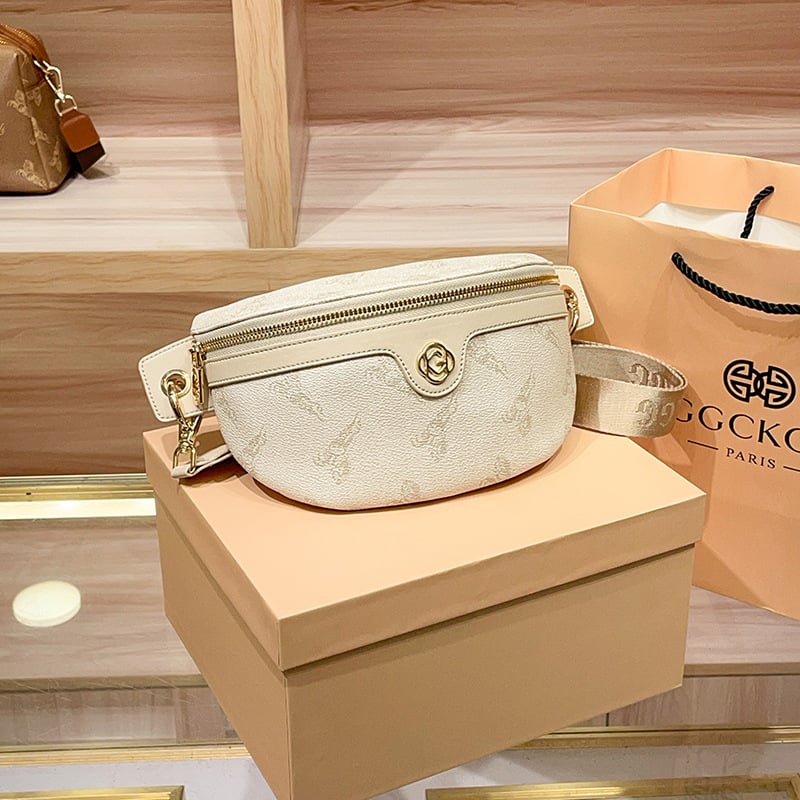 Ženska crossbody torba, dumpling oblik, visoko kvalitetna sintetička koža, zatvaranje na zip, unutarnji džepovi: zip, džep za telefon, džep za identifikaciju