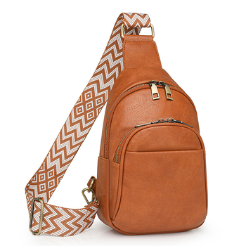 Ženska PU crossbody torba – urban minimalistički stil, moto-stil, srednja veličina, džep za telefon