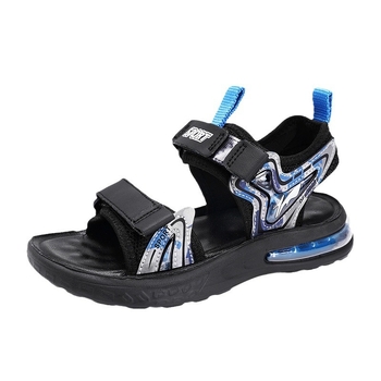 Dječje sandale za plažu s kamuflažnim uzorkom, s air-cushioned đonom, mrežasti gornji dio, Velcro zatvaranje, PU đon