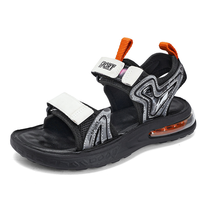 Dječje sandale za plažu s kamuflažnim uzorkom, s air-cushioned đonom, mrežasti gornji dio, Velcro zatvaranje, PU đon