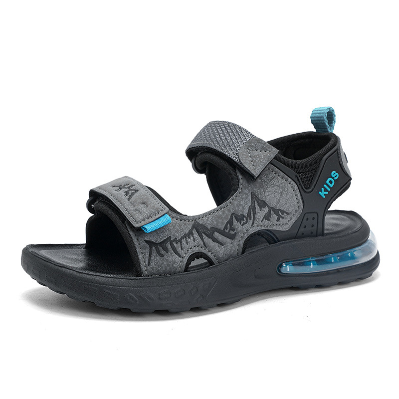 Dječje sandale za plažu s kamuflažnim uzorkom, s air-cushioned đonom, mrežasti gornji dio, Velcro zatvaranje, PU đon