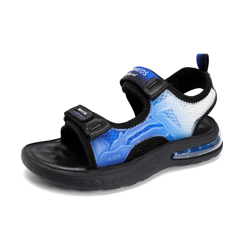 Dječje sandale za plažu s kamuflažnim uzorkom, s air-cushioned đonom, mrežasti gornji dio, Velcro zatvaranje, PU đon