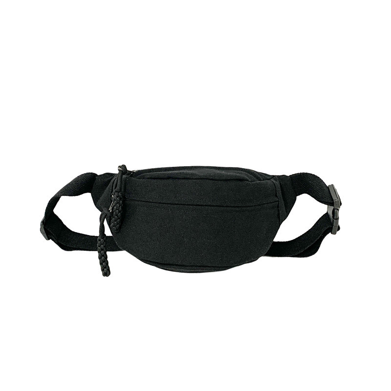 Platnena crossbody torba, ulični stil, džep za telefon, mekani 3D vanjski dio, poliester podstava, zatvarač