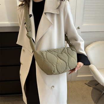 Geantă tote în stil stradal din țesătură Oxford cu fermoar, căptușeală din poliester, formă orizontală pătrată, curea simplă, toamna 2023