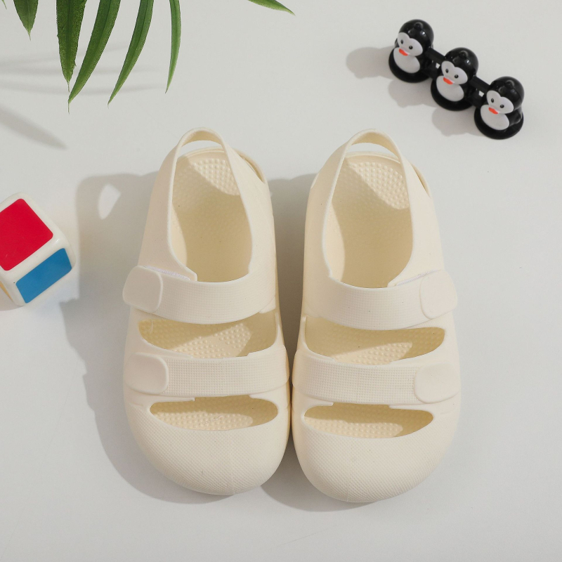 Rimske sandale za djecu, unisex, 1–6 godina, Velcro zatvarač, PVC gornji dio i potplat, korejska verzija