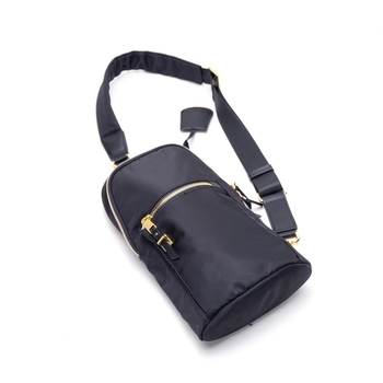 Nylon dama crossbody torba s urbanim minimalističkim stilom, zatvarač, unutarnji džepovi za telefon i dokumente, proljeće 2025