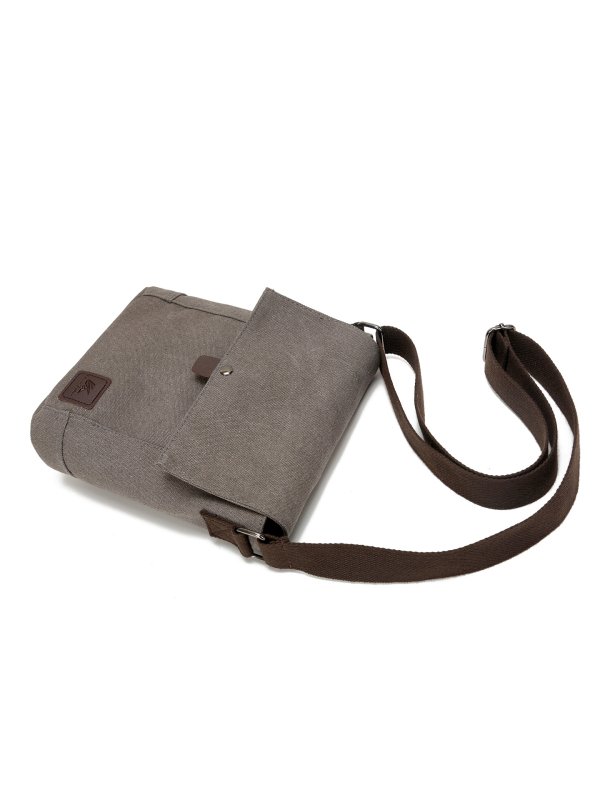 Muška crossbody torba od platna – velika zapremina, prozračna, otporna na habanje, podstava od poliestera, marka Yiku