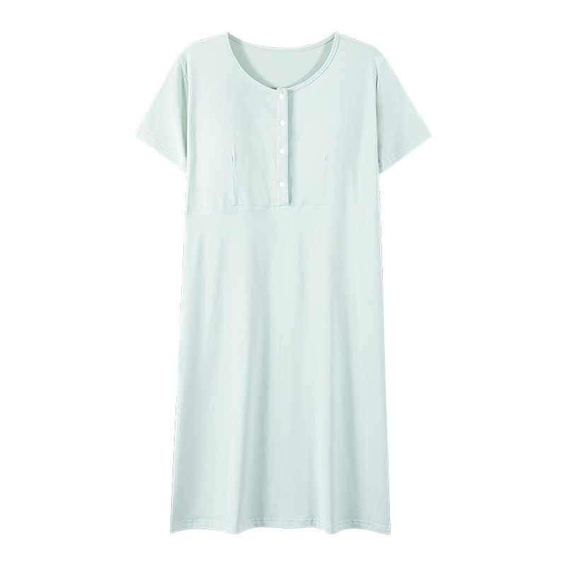 Γυναικείο νυχτικό θηλασμού με μπροστινό άνοιγμα, αντιβακτηριακό και διαπνέον από υπέρ-λεπτό modal ύφασμα, μεσαίου μήκους, με επένδυση στήθους