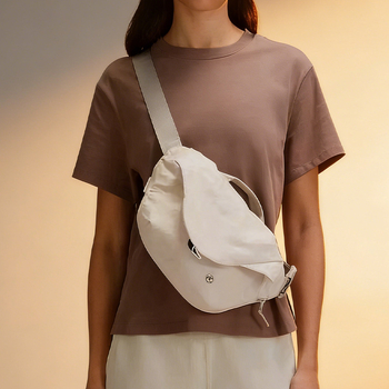 Nylon torbica crossbody s magnetskim zatvaračem, 3L kapaciteta, džep za telefon – ulični stil, šifra D25056