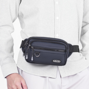 Muška crossbody torba za poslovni stil s više pretinaca, vodootporna tkanina, pogodna za 8-inčni prijenosnik