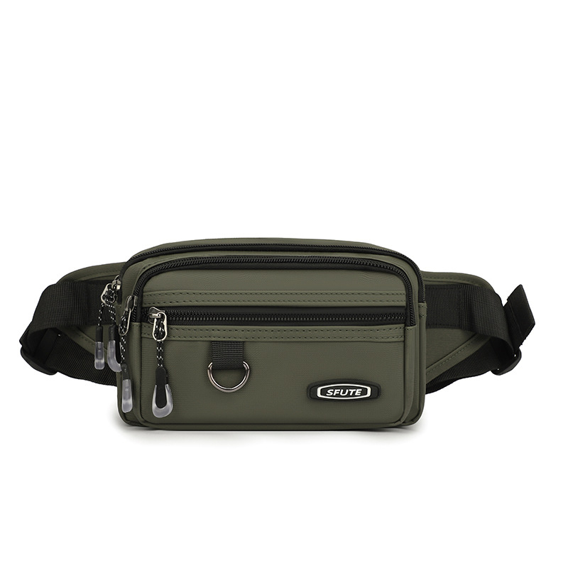 Muška crossbody torba za poslovni stil s više pretinaca, vodootporna tkanina, pogodna za 8-inčni prijenosnik