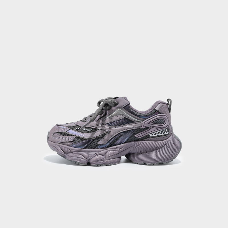 Dječje sportske tenisice u stilu Dad Shoes, Velcro kopčanje, gornji dio od kože od mikrovlakna, potplat od gume+EVA, unisex, za jesen, za uzrast 4–16