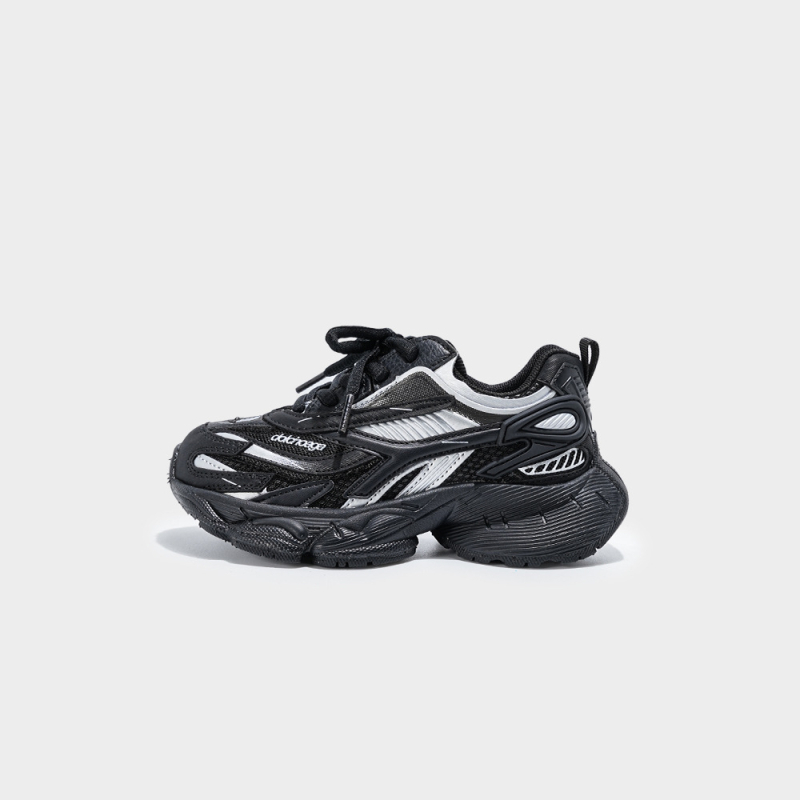 Dječje sportske tenisice u stilu Dad Shoes, Velcro kopčanje, gornji dio od kože od mikrovlakna, potplat od gume+EVA, unisex, za jesen, za uzrast 4–16