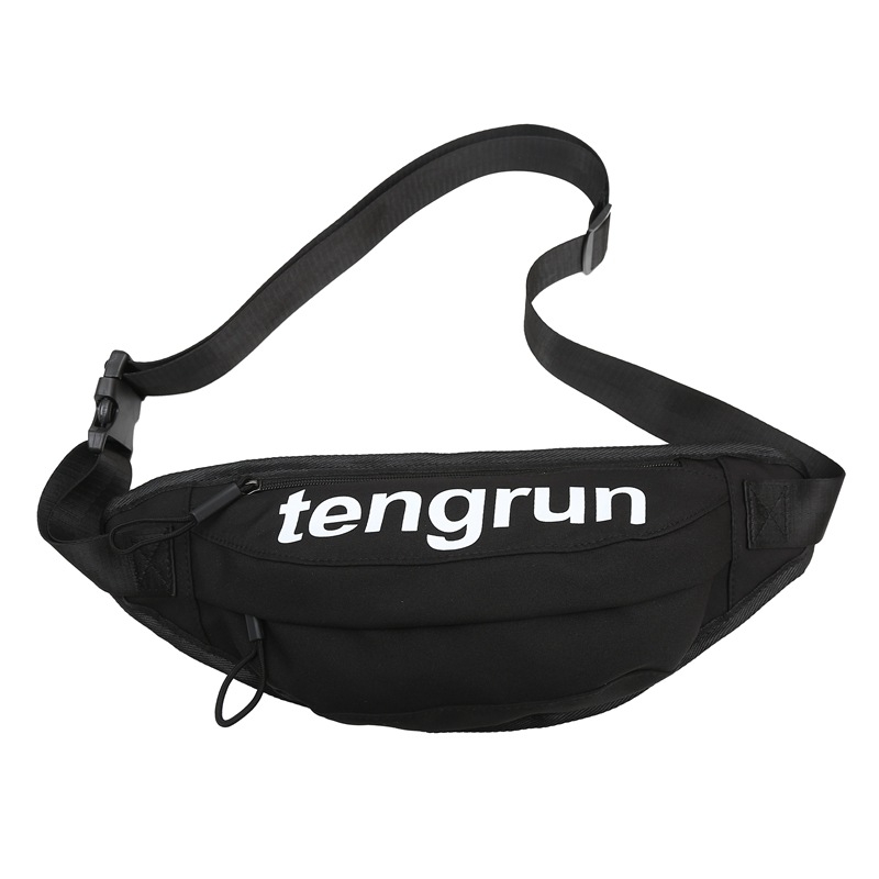 Geantă crossbody din nylon exterior, căptușeală poliester, închidere cu fermoar — simplitate urbană