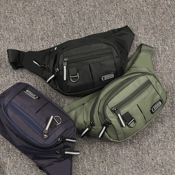 Borsetă de talie pentru telefon, unisex, capacitate mare, impermeabilă, Oxford material