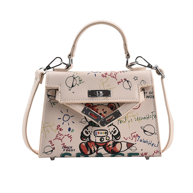 PU Crossbody Kelly torba, vertikalno kvadratnog oblika, zatvaranje kopčom, jedna naramenica, unutarnja džep za telefon.