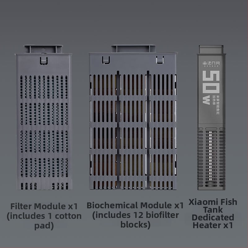 Xiaomi okos akváriumhoz szűrőmodifikáló készlet – fizikai-biokémiai melegítőkamra fejlesztése, teljes tartozékkészlet