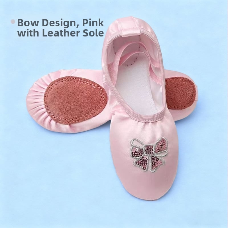 Art Dance Flower Gyerekeknek Balett Puha Talpú Cipő - Vászon Felső, Macska Mancs Formájú Dizájn, Gyakorló Tánchoz