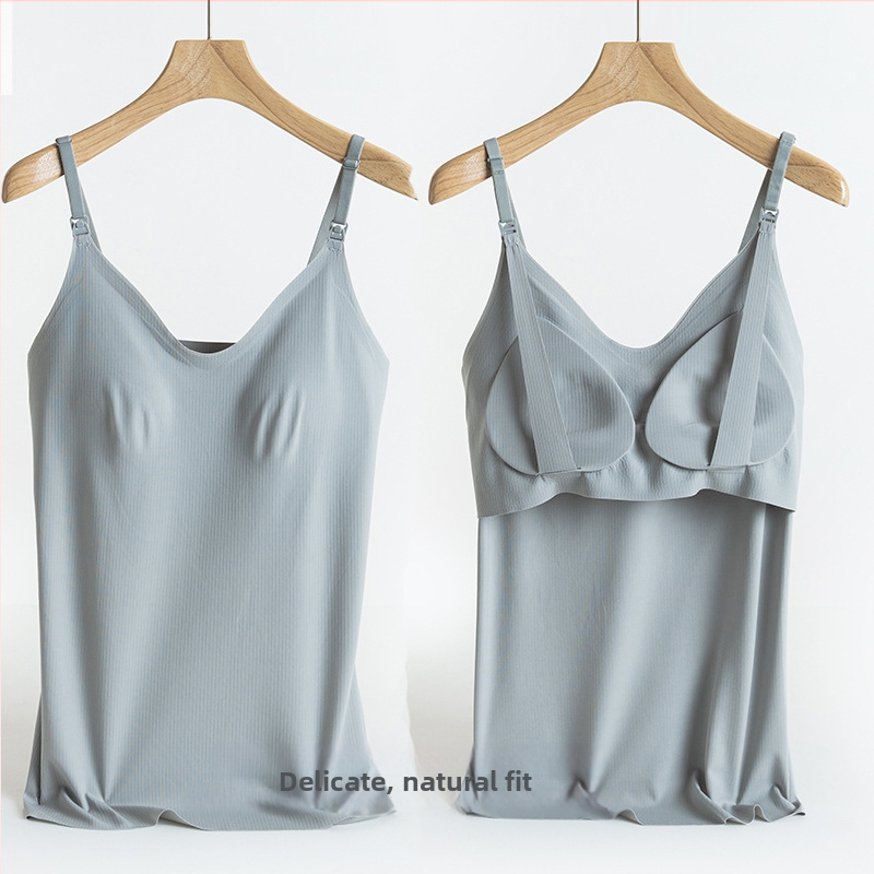 Tehotenský top na dojčenie so sling štýlom, bez rukávov, nylon 50–70%, hmotnosť 161–180 g/m², vhodné na všetky ročné obdobia