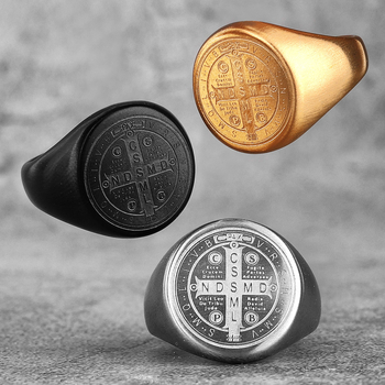 Prsten od titan čelika, geometrijski muški dizajn, elektroplatinirani završetak, punk stil (titanska čelična; geometrijski muški dizajn; elektroplatinirani završetak; punk stil)