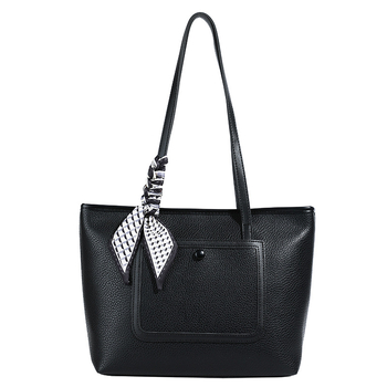 Ženska tote torba, street-trend stil, PU materijal, horizontalni kvadratni oblik, zatvaranje zatvaračem, unutarnji džep sa zatvaračem