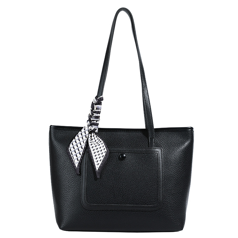 Ženska tote torba, street-trend stil, PU materijal, horizontalni kvadratni oblik, zatvaranje zatvaračem, unutarnji džep sa zatvaračem