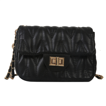Mala kvadratna crossbody torbica, PU koža, zatvaranje latch, unutarnja džep s patch, poliester podstava, horizontalni kvadratni oblik, jedna naramenica, gradski street stil, marka Jin He Tang Chao, proljeće 2023