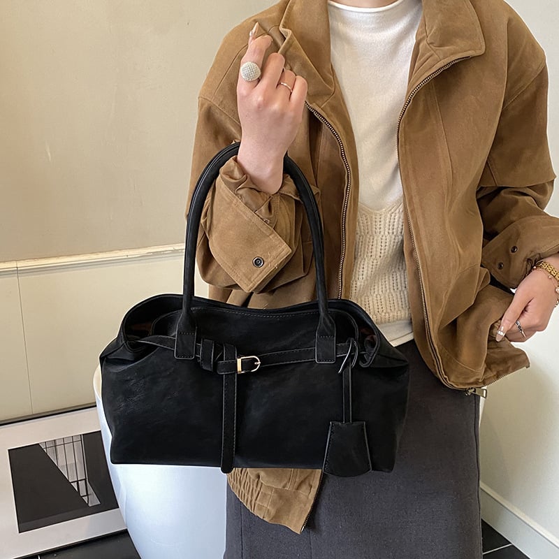 Ženska velur torba preko ramena — crossbody, magnetsko zatvaranje, PU podstava, pravokutni oblik, džepovi za prijenosno računalo i kameru