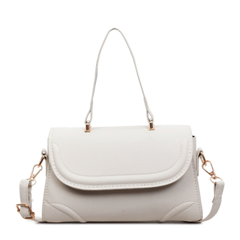 Ženska crossbody torba, retro mala kvadratna, PU koža, otvaranje s preklopom, unutarnji džep sa zipom, poliester podstava