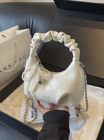 Dumpling torba - street fashion, PU, zatvarač, unutarnja džep sa zatvaračem, poliester podstava, crossbody s jednim remenom
