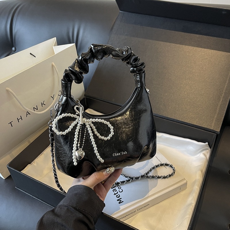 Dumpling torba - street fashion, PU, zatvarač, unutarnja džep sa zatvaračem, poliester podstava, crossbody s jednim remenom