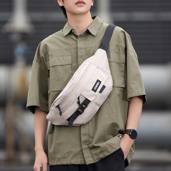 Geantă Crossbody, Unisex, material Oxford, respirabilă, impermeabilă, ultra-ușoară, Modelul 049