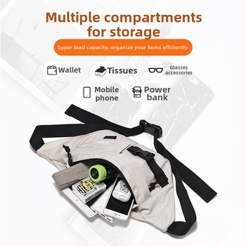 Geantă Crossbody, Unisex, material Oxford, respirabilă, impermeabilă, ultra-ușoară, Modelul 049