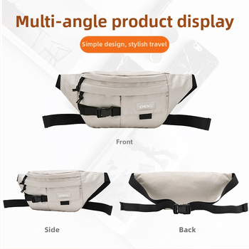 Geantă Crossbody, Unisex, material Oxford, respirabilă, impermeabilă, ultra-ușoară, Modelul 049