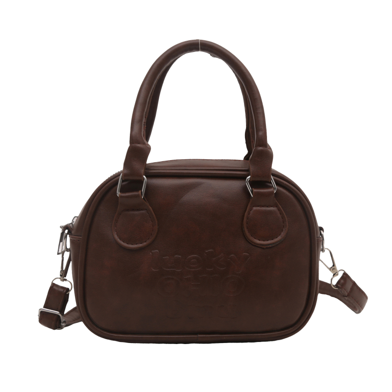 Ženska PU crossbody torbica u street-stilu, horizontalnog kvadratnog oblika, zatvarač, poliester podstava