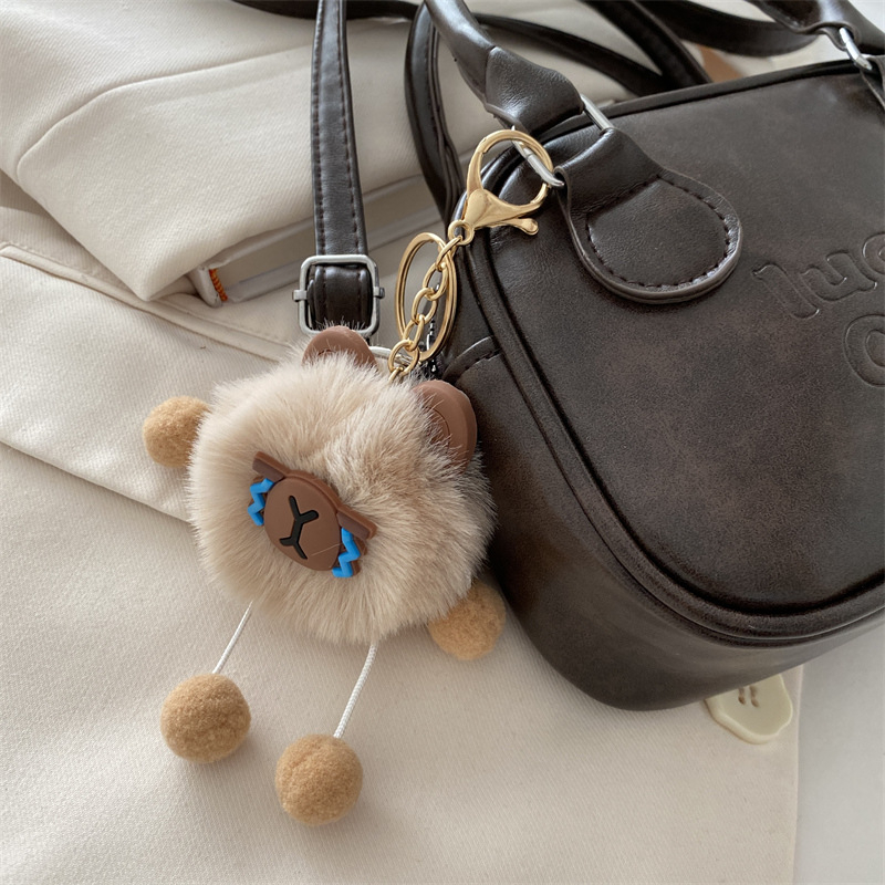 Ženska PU crossbody torbica u street-stilu, horizontalnog kvadratnog oblika, zatvarač, poliester podstava