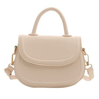 Crossbody torba (urbana jednostavnost) — PU materijal, mala kvadratna torba stil, ovalni oblik, otvaranje poklopcem, džep za prijenosno računalo