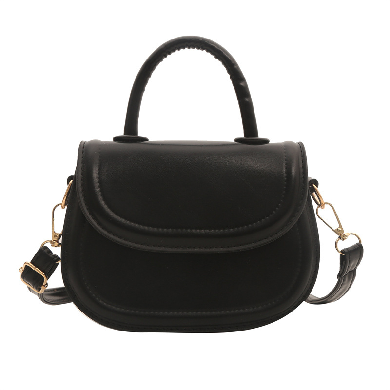 Crossbody torba (urbana jednostavnost) — PU materijal, mala kvadratna torba stil, ovalni oblik, otvaranje poklopcem, džep za prijenosno računalo