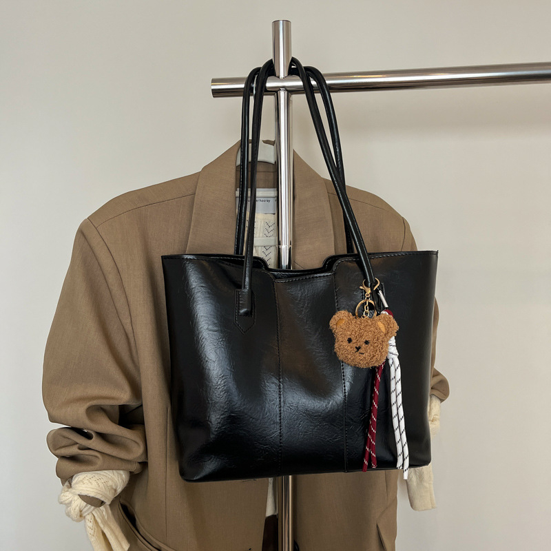 Tote torba – korejskog stila mode, velika kapaciteta, PU materijal, zatvarač, džep za telefon