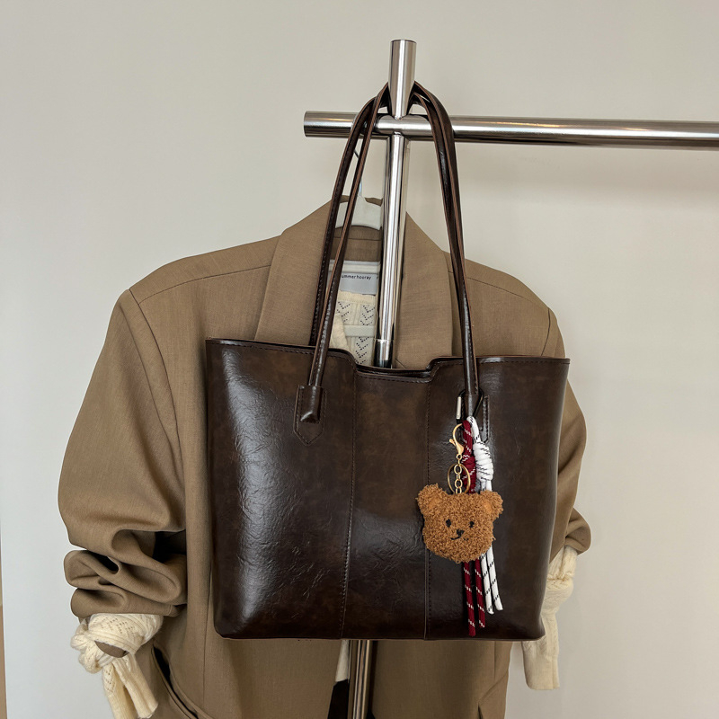 Tote torba – korejskog stila mode, velika kapaciteta, PU materijal, zatvarač, džep za telefon