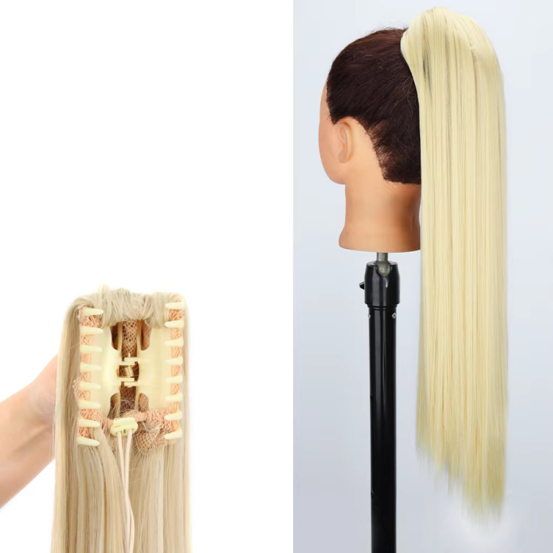 Perika s repom, vlakna otporna na visoke temperature, model Big Grab Straight Ponytail, marka Fragrant, za žene