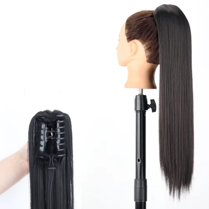Perika s repom, vlakna otporna na visoke temperature, model Big Grab Straight Ponytail, marka Fragrant, za žene