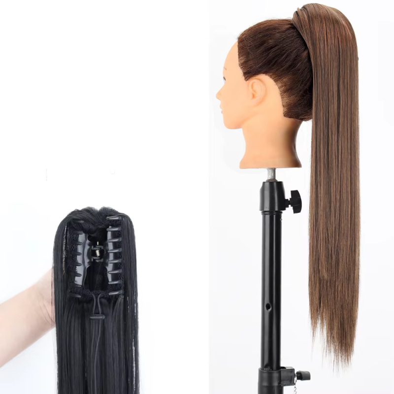 Perika s repom, vlakna otporna na visoke temperature, model Big Grab Straight Ponytail, marka Fragrant, za žene