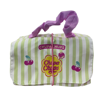 Geantă de machiaj - Stil Fresh and Sweet, Material poliester, Capacitate mare, Rezistentă la apă, Portabilă