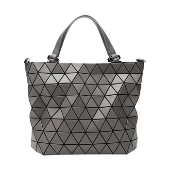 Geantă bucket din PVC - stil stradal, fermoar, buzunar ascuns cu fermoar, curea simplă